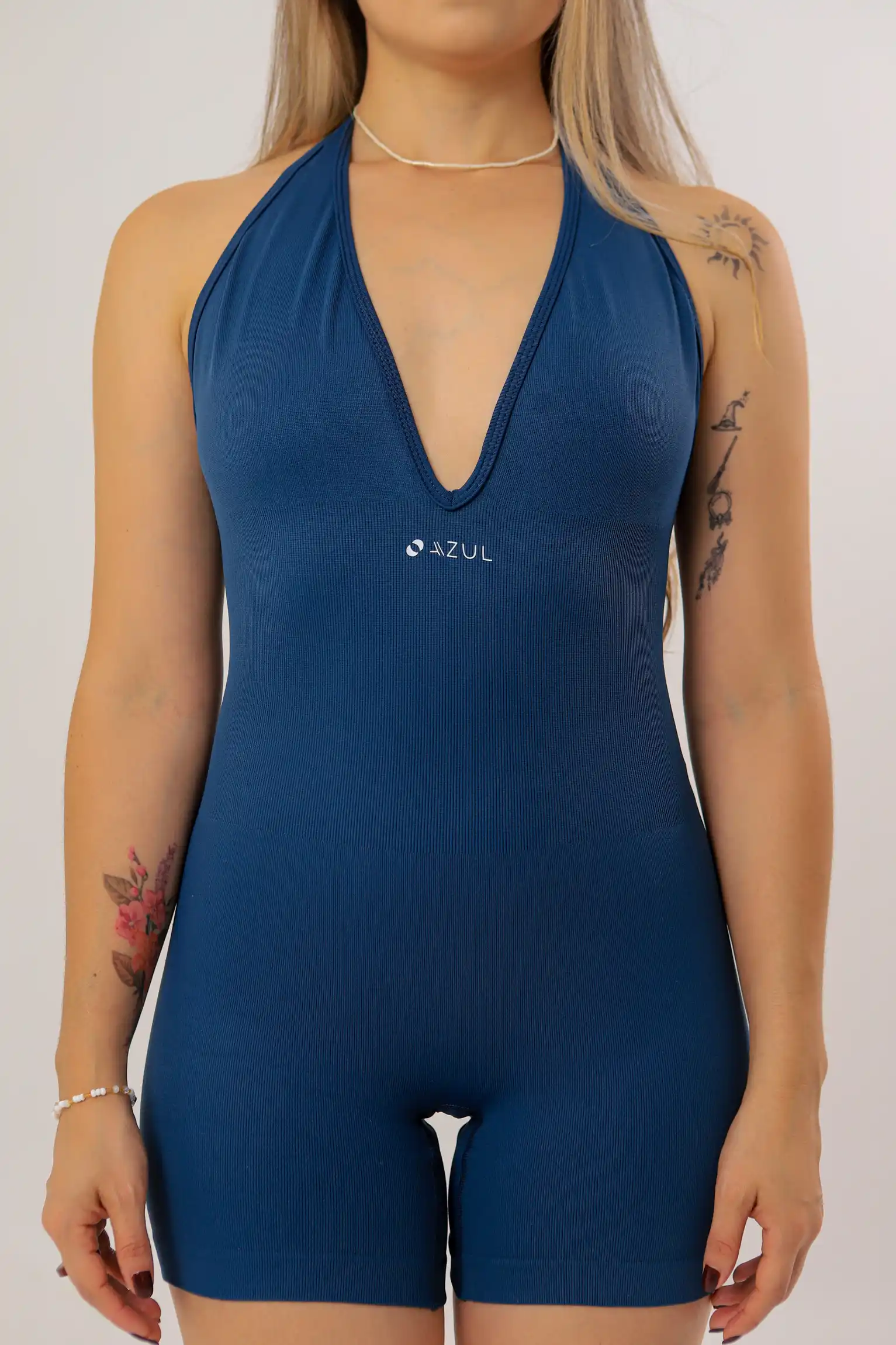 Enterizo Corto Vega · Azul Oscuro - Image 5